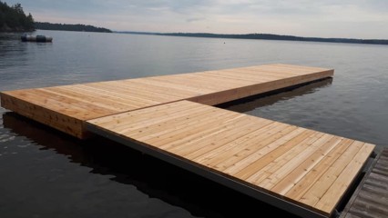 10ft x 48ft Floating Pontoon Dock in Lake Joseph.jpg